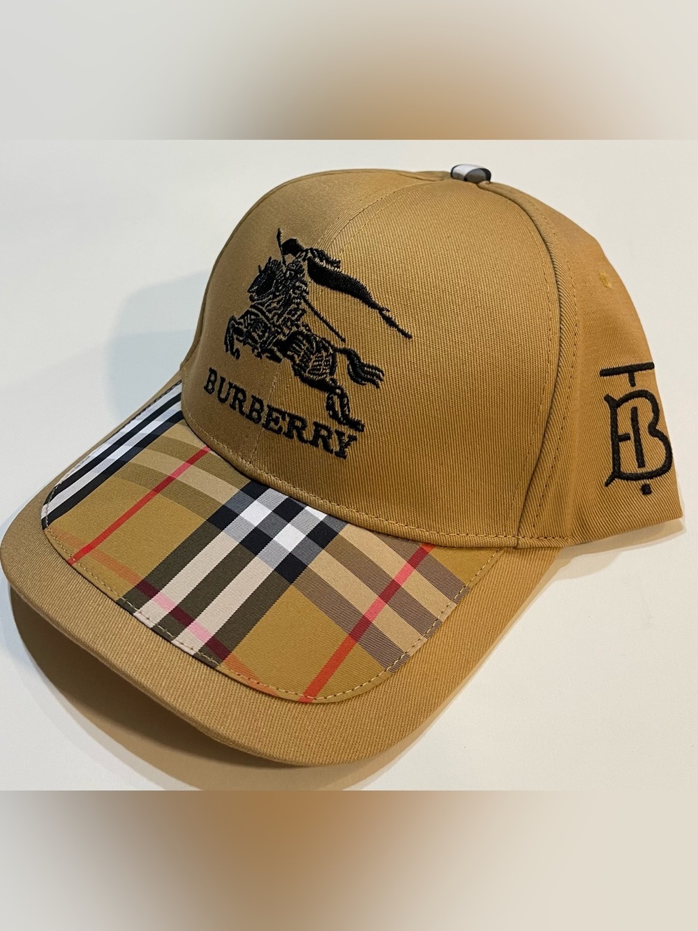 Tan Burberry Hat